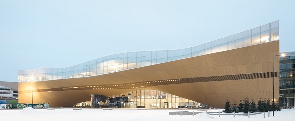 Oodi Library in Helsinki - Winter